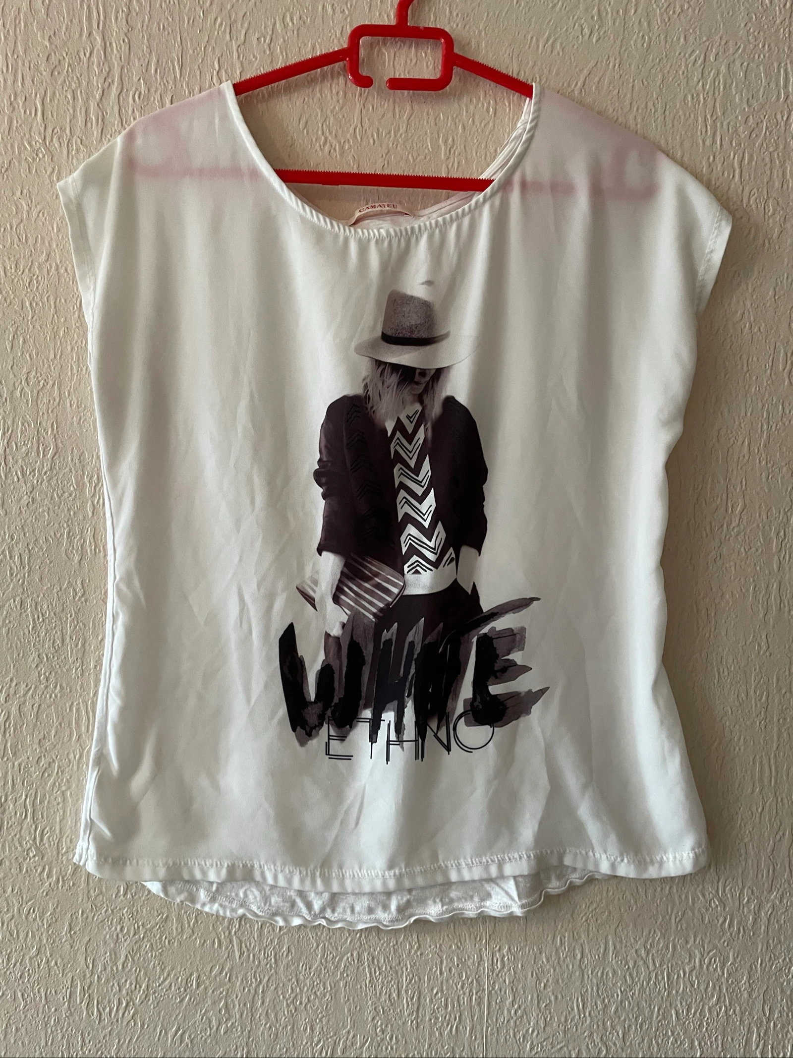 tshirt manches courte voilage (mesures en description) 